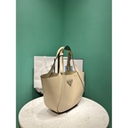 Bolsa Prada Tote Média em Couro 28x20.5x7.5cm (Preto e outras cores)
