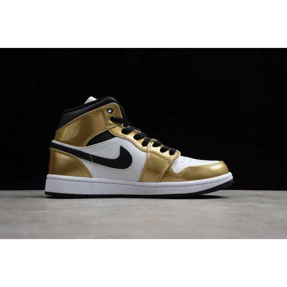 AIR JORDAN 1 MID SE METALLIC GOLD