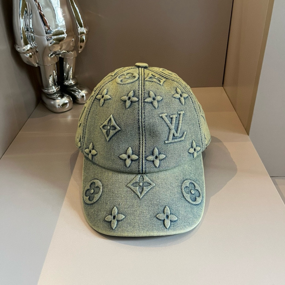 Boné Louis Vuitton Monogram Washed Denim