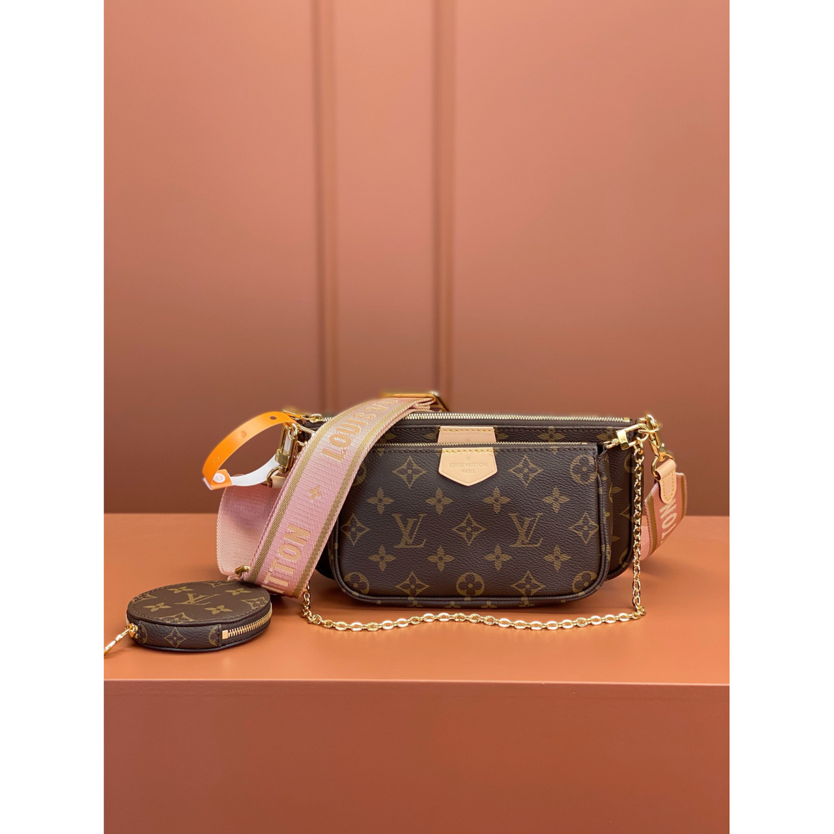 Bolsa Louis Vuitton LV Multipochette 24x13.5x4cm (duas cores)