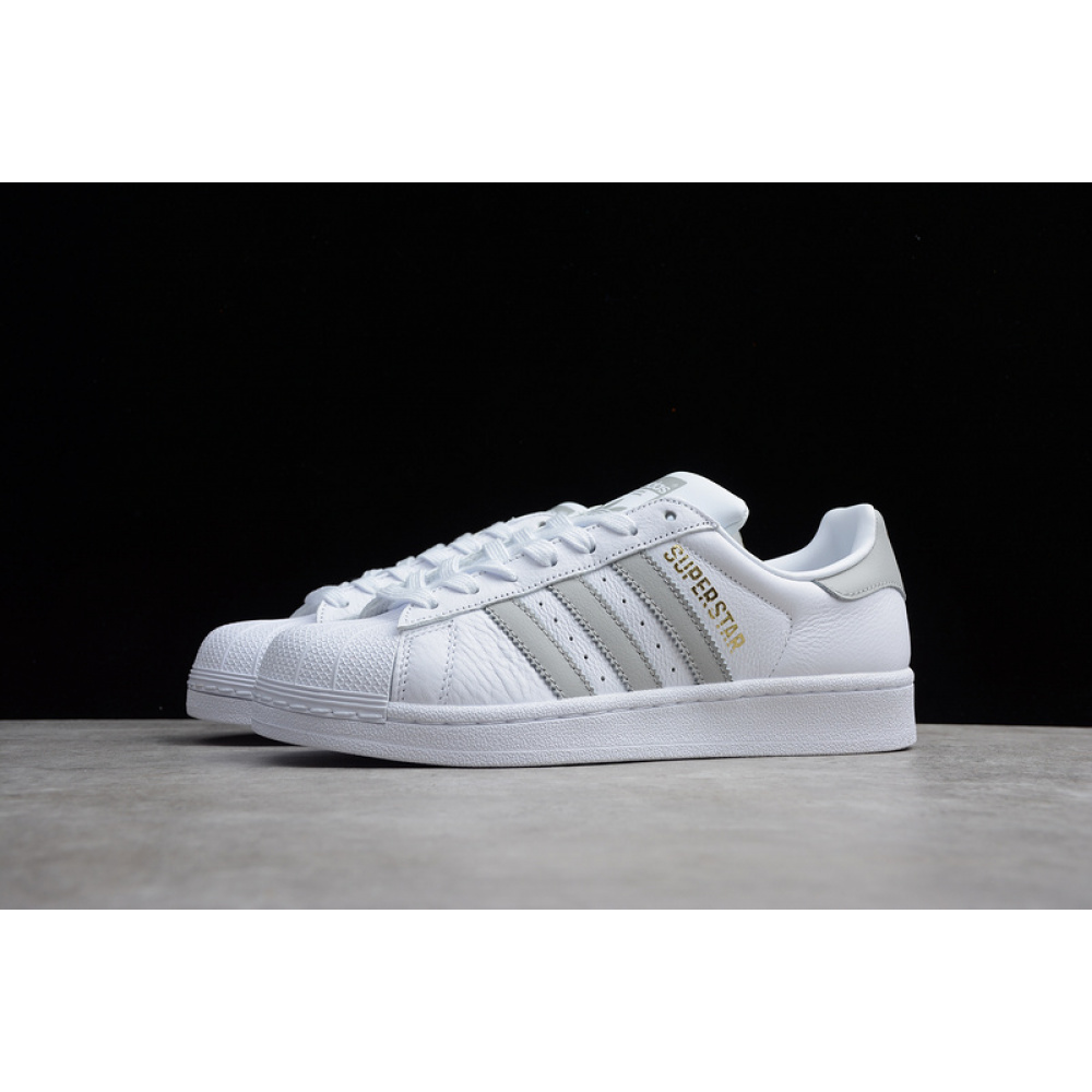 ADIDAS SUPERSTAR SHOES CLOUD WHITE/GREY