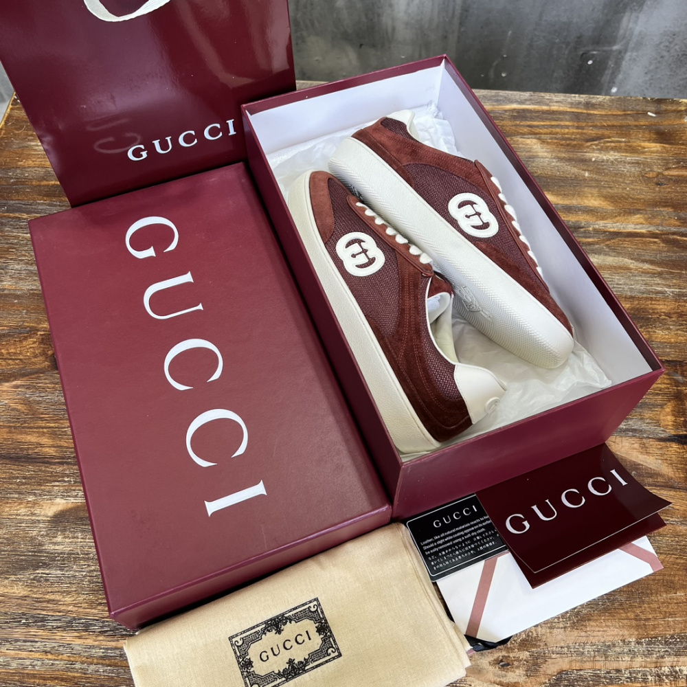 Gucci Interlocking G Sneaker Vinho