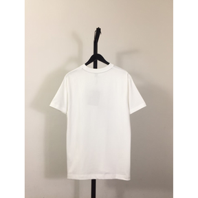 Camisa Burberry de algodão Branca com logo Azul