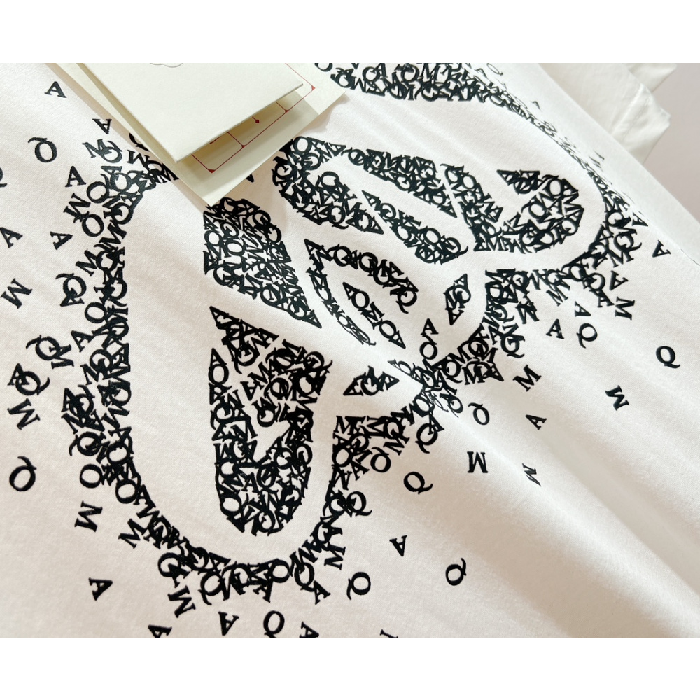 Camiseta Alexander McQueen Exploded Charm Branca