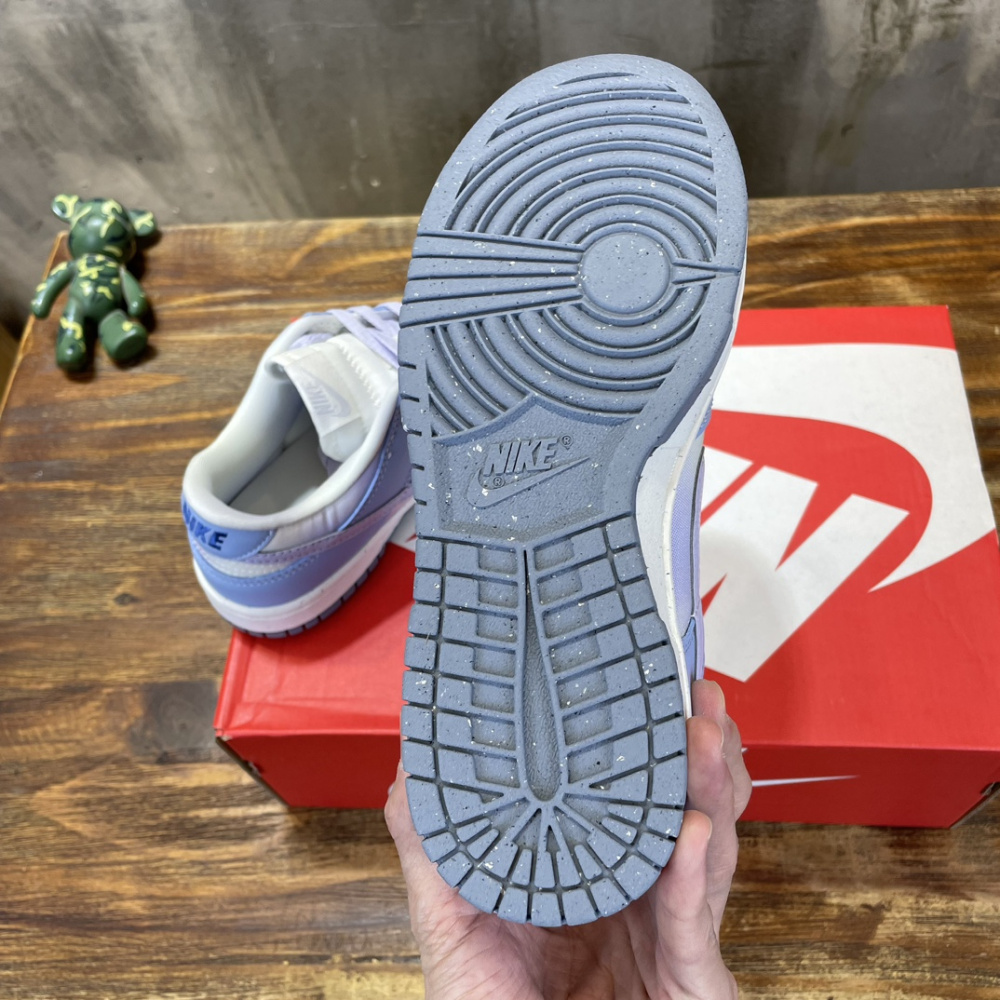 Nike Dunk Low White Blue Airbrush