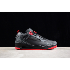AIR JORDAN SPIZIKE LOW CNY YEAR OF THE DRAGON BLACK/GYM RED/COOL GREY/SAIL