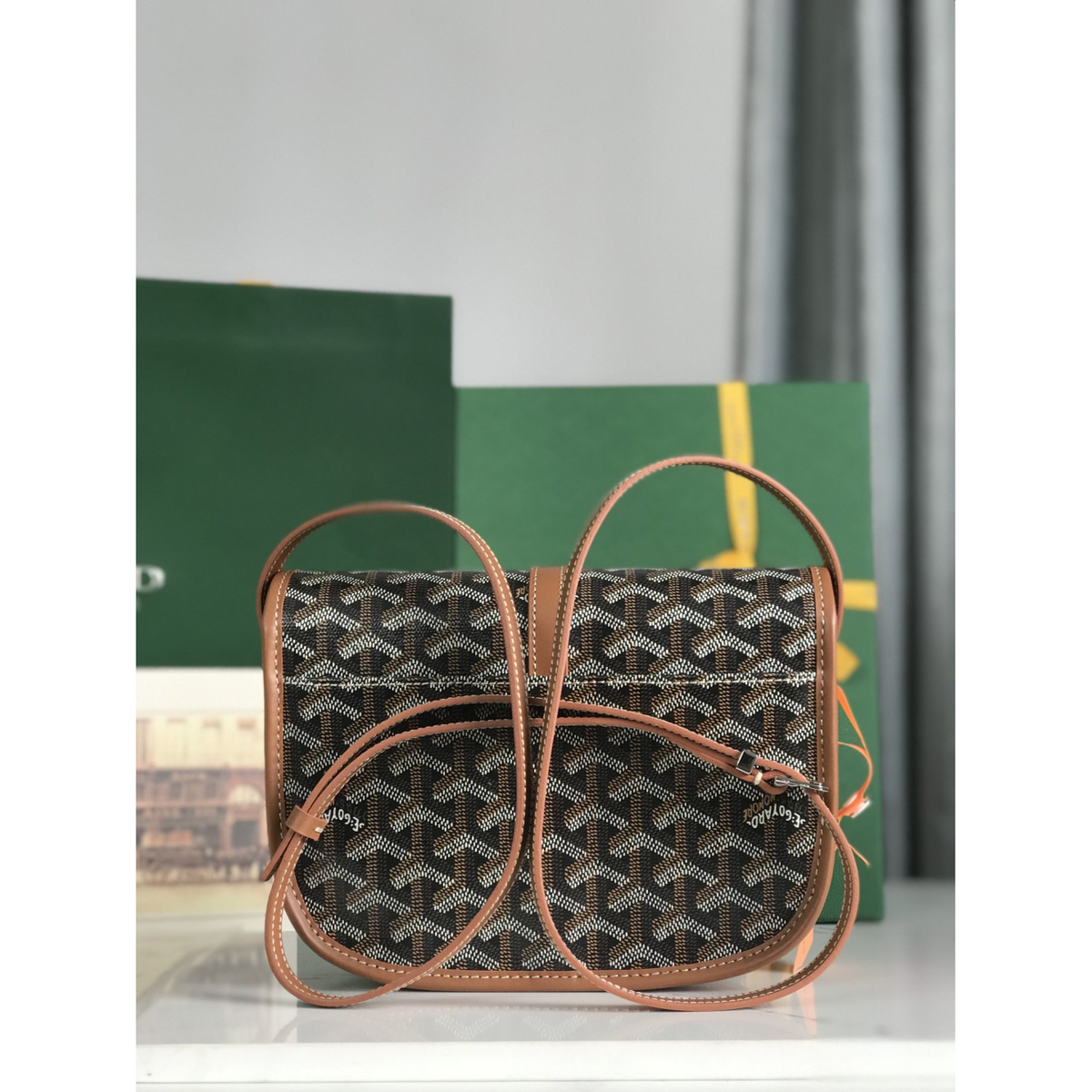 Bolsa Goyard Belvedere PM 21x16x6cm (três cores)