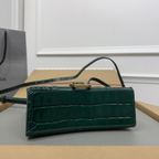 Bolsa Balenciaga Hourglass Mini em Couro Croco 19x8x21cm (6 cores)