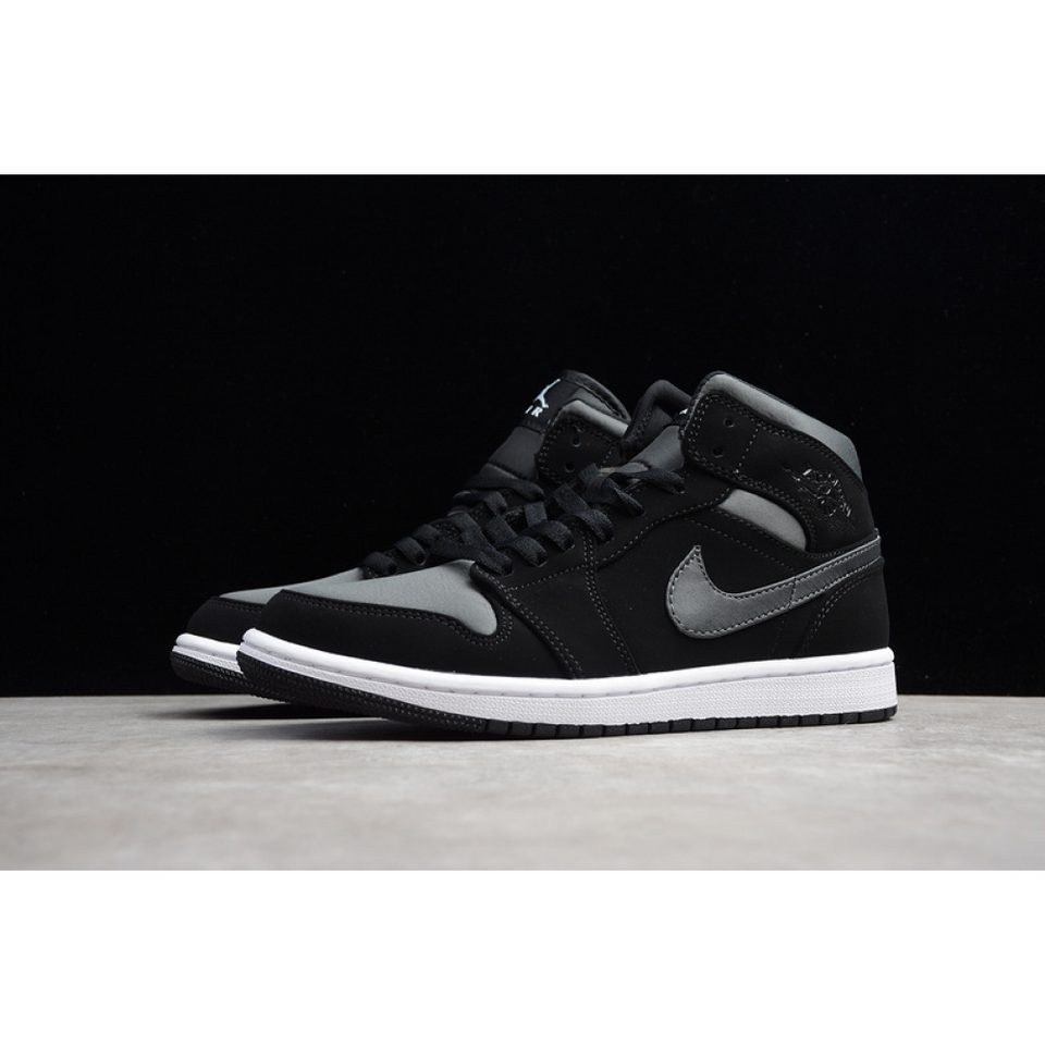 AIR JORDAN 1 MID NYLON BLACK/ANTHRACITE
