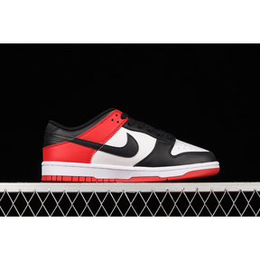 SB DUNK LOW WHITE/BLACK/RED