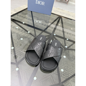 Dior Slide/Sandália Preta