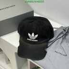 Boné Balenciaga x Adidas Preto