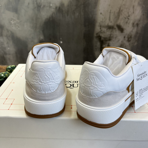 Tênis Alexander Mcqueen Skate Deck Plimsoll Branco/Marrom