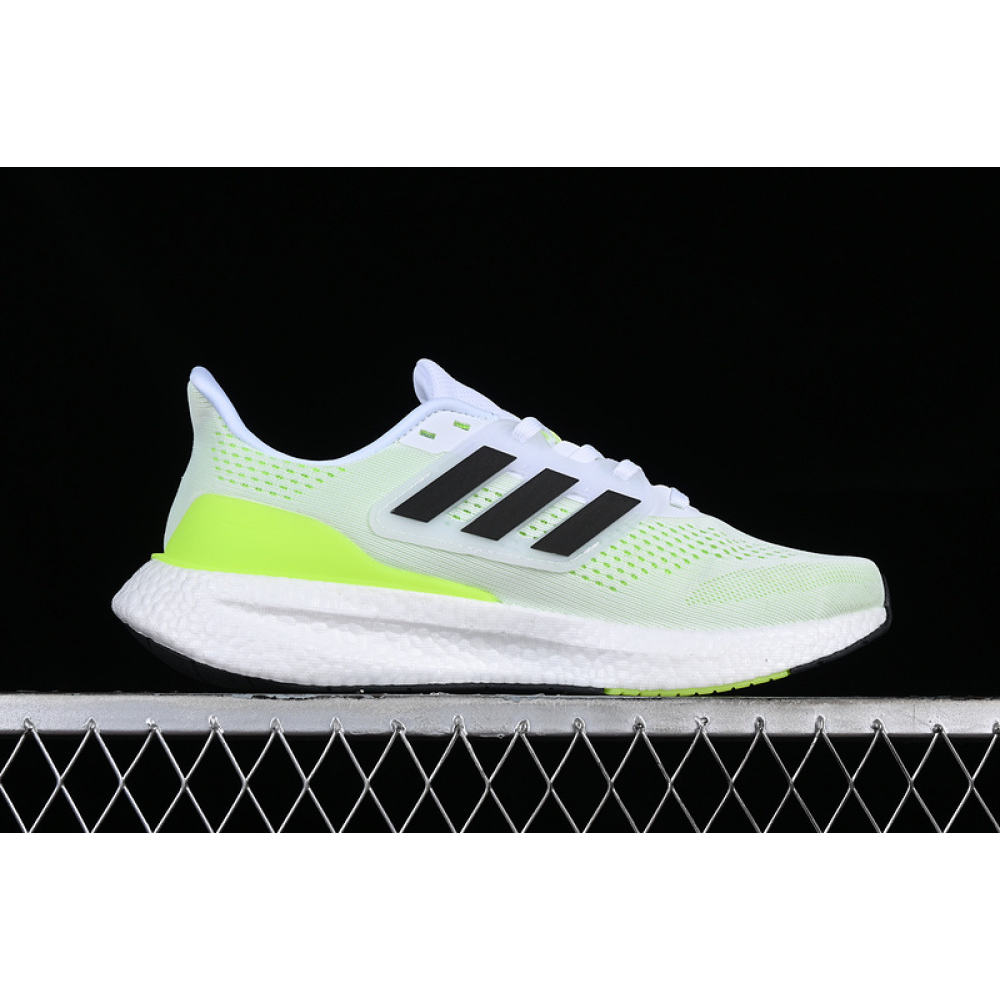 ADIDAS PUREBOOST 23 WHITE/BLACK/GREEN