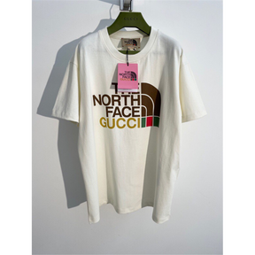 Camiseta em algodão The North Face Gucci Branca