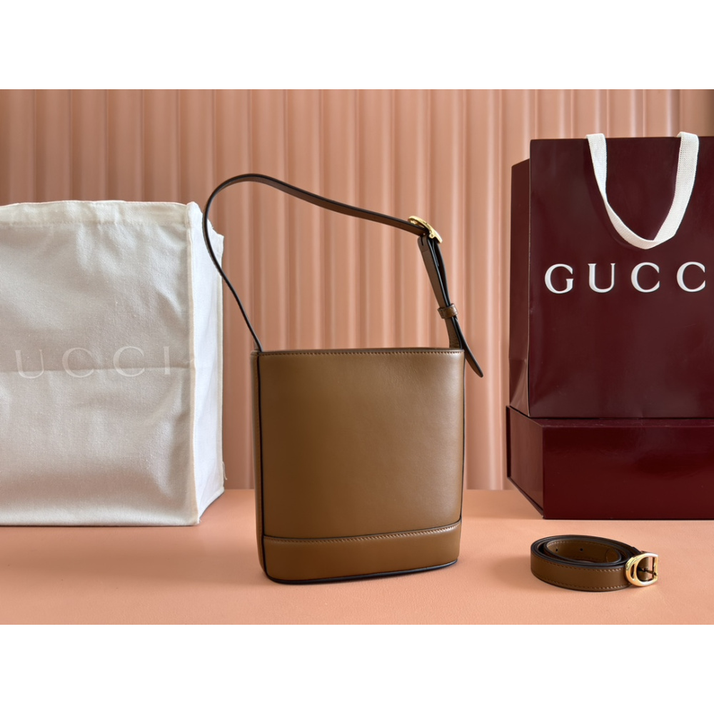 Bolsa Gucci 73 Mini Bucket Bag Caramelo NEW 2025 18.5x20x8.5cm