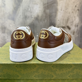 Tênis Gucci GG Supreme Marrom/Branco