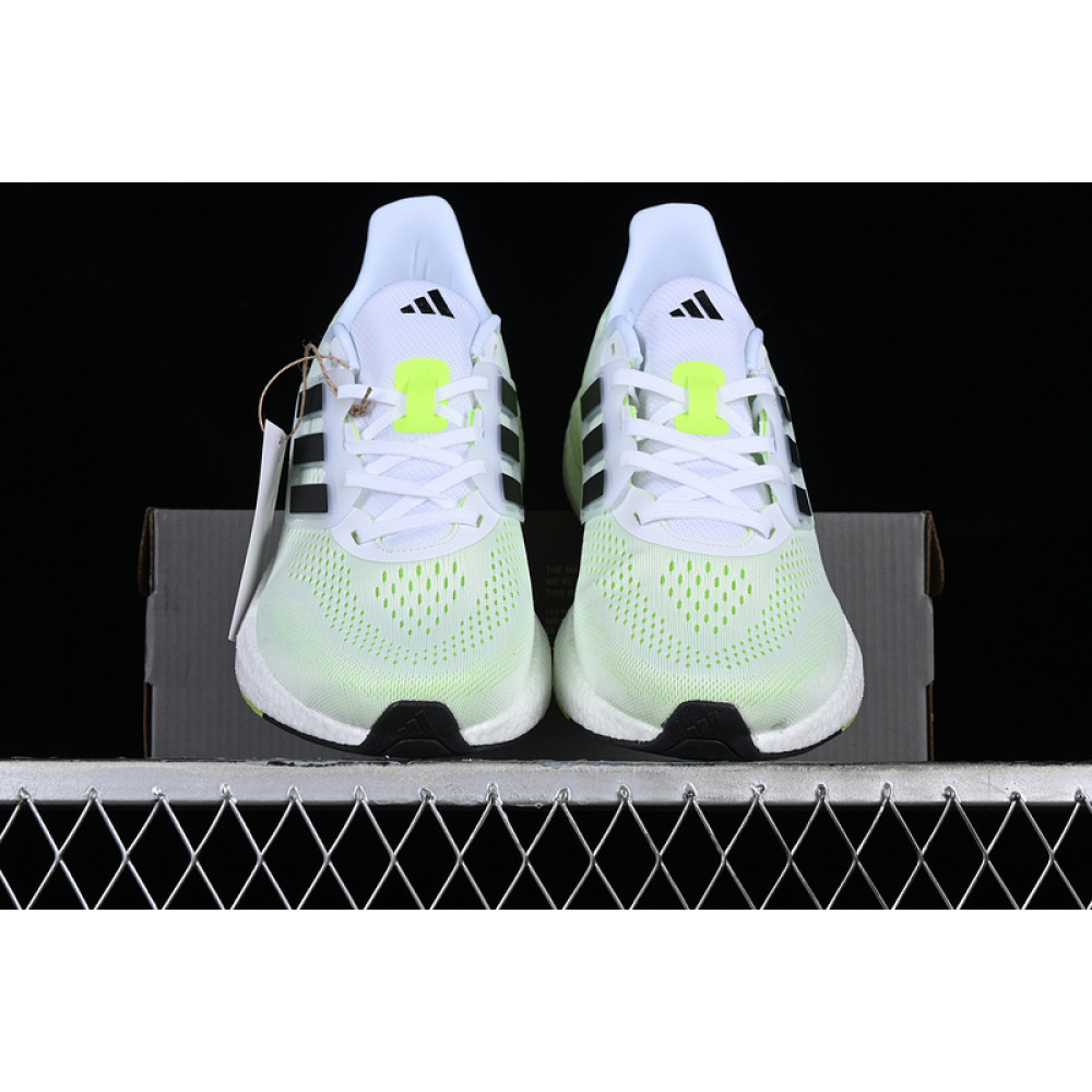 ADIDAS PUREBOOST 23 WHITE/BLACK/GREEN