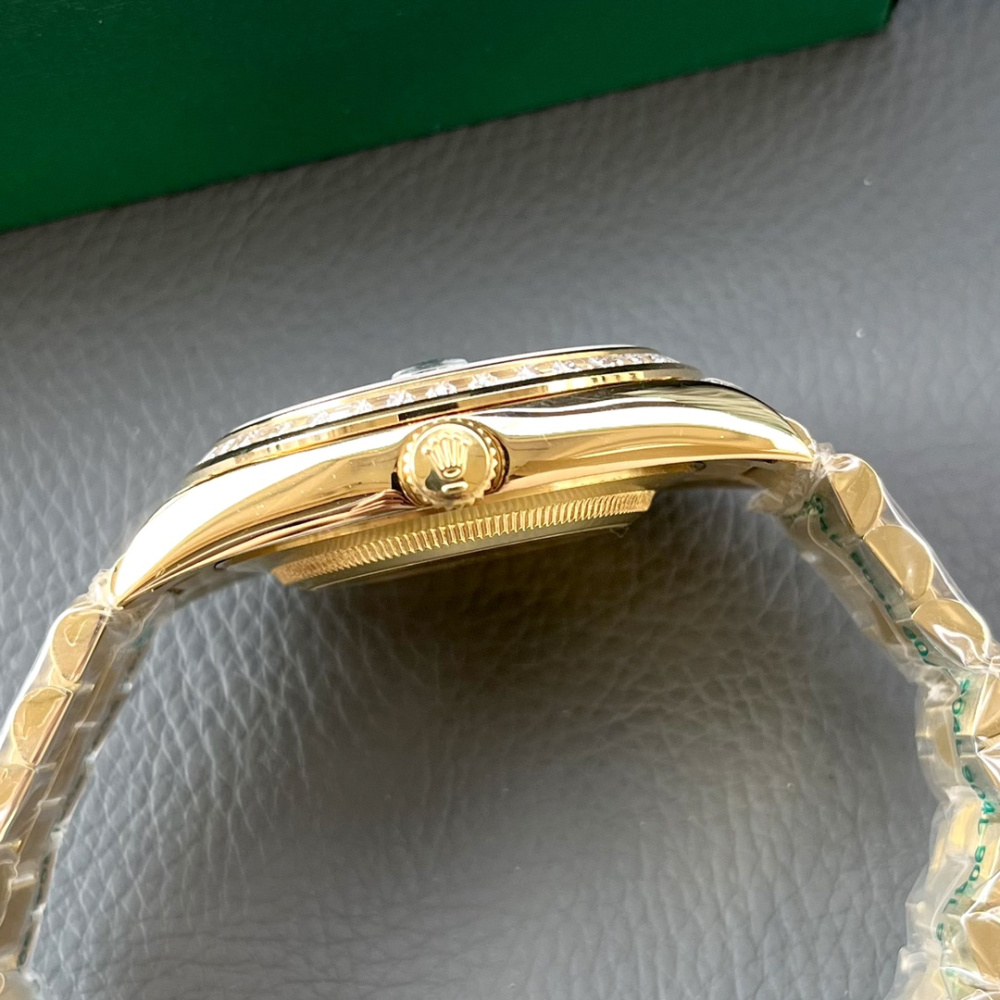 Rolex Day-Date Dourado/Branco