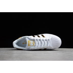 ADIDAS SUPERSTAR SHOES WHITE/METALLIC GOLD