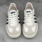 Tênis Gucci x Adidas Gazelle Branco/Preto/Vermelho