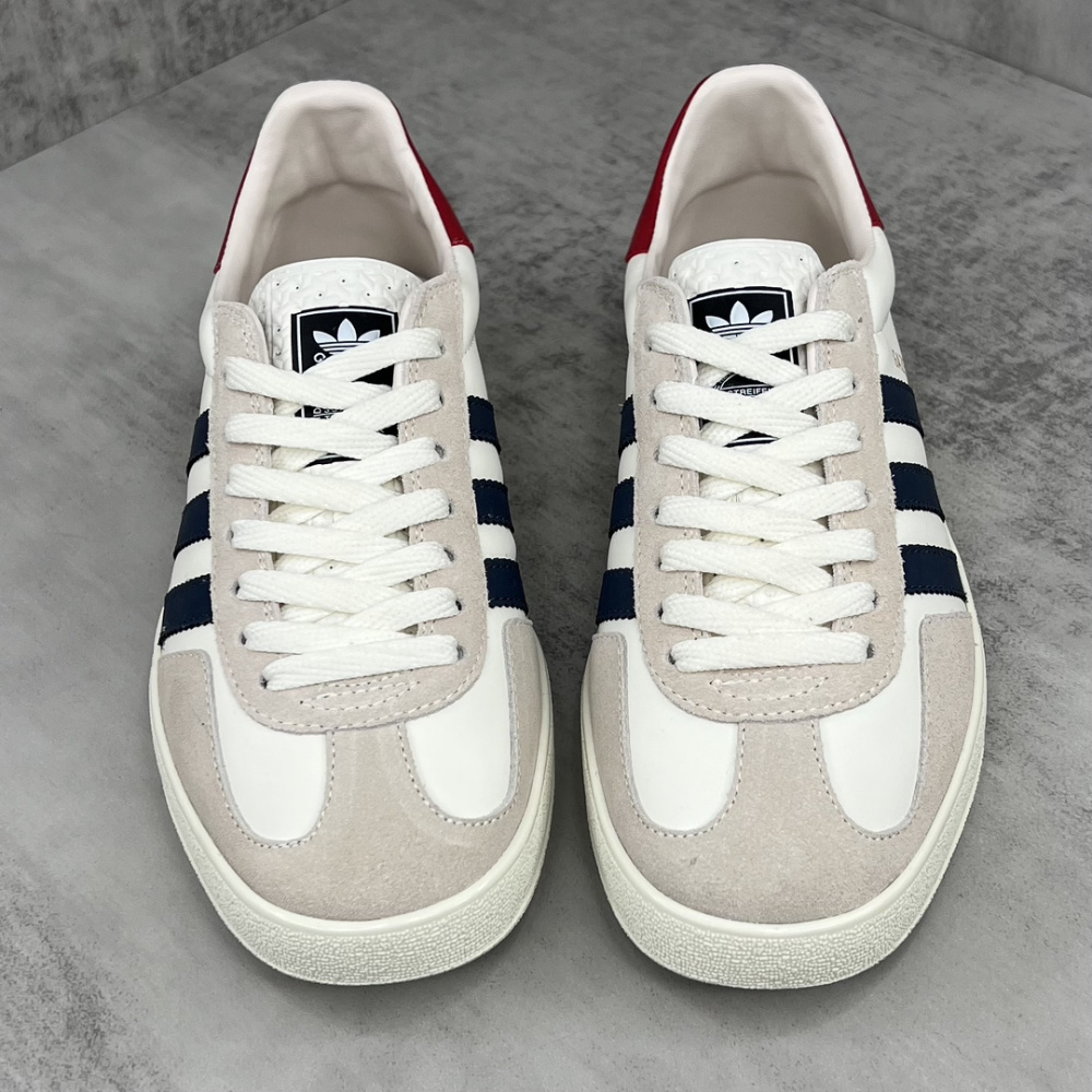 Tênis Gucci x Adidas Gazelle Branco/Preto/Vermelho