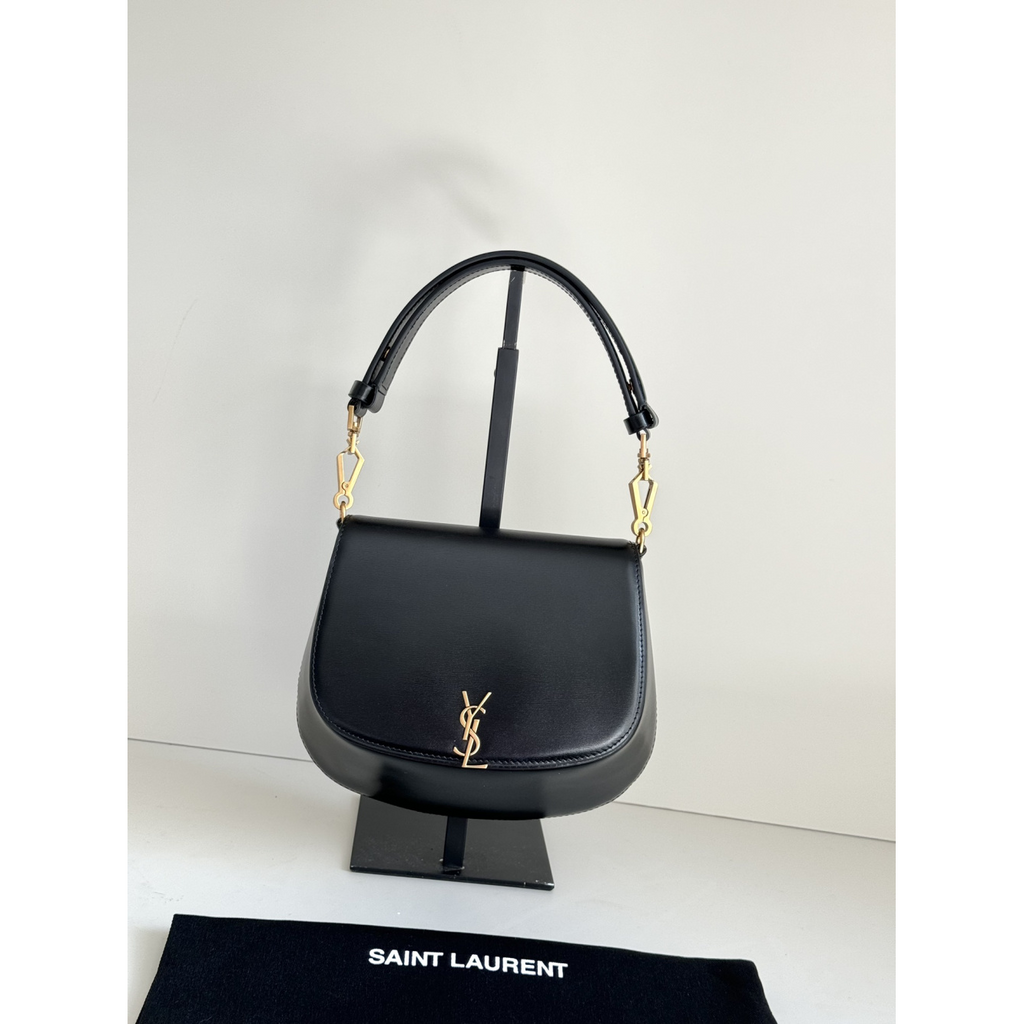 Bolsa Saint Laurent YSL Voltaire em Couro Box 17.5x21x8CM
