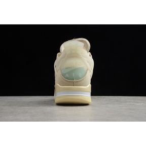 OW X AIR JORDAN 4 SP SAIL/MUSLIN-WHITE-BLACK