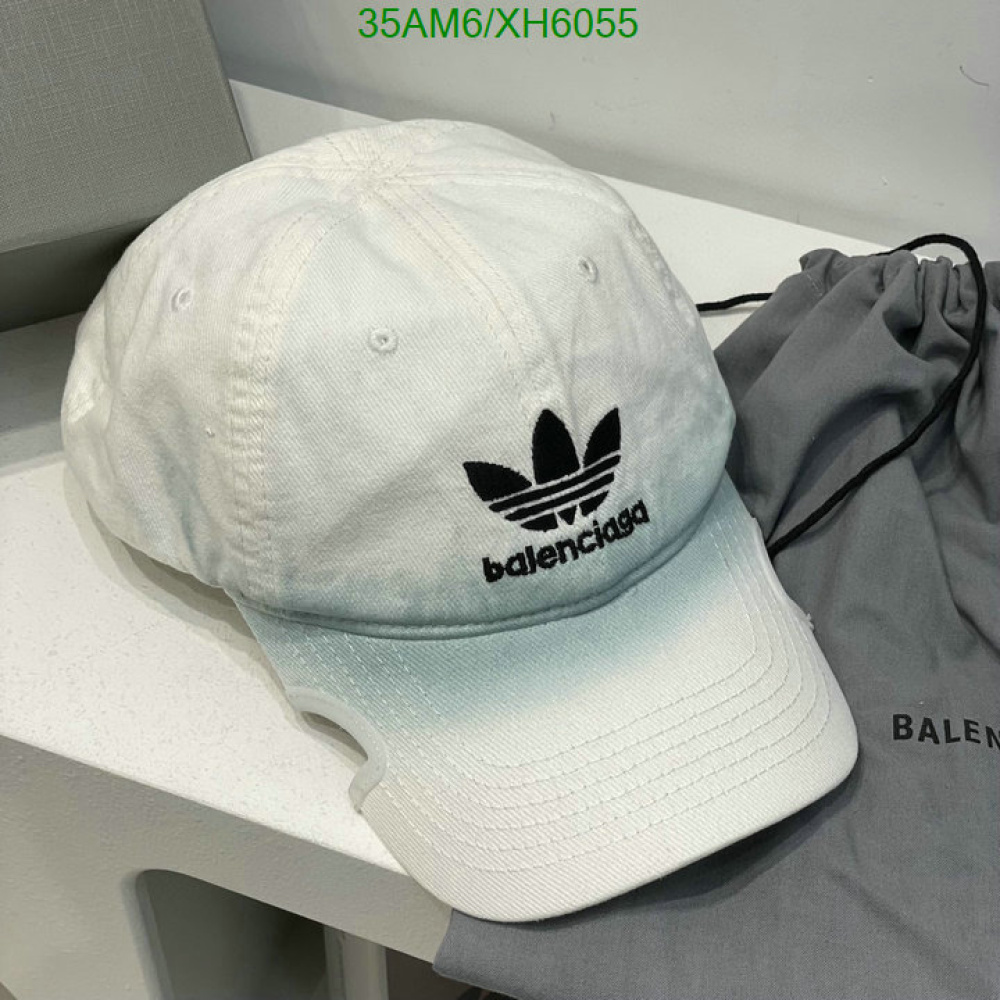 Boné Balenciaga x Adidas Branco