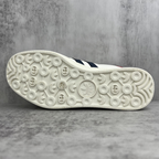 Tênis Gucci x Adidas Gazelle Branco/Preto/Vermelho