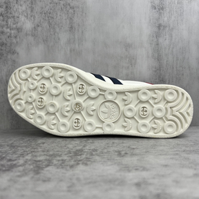 Tênis Gucci x Adidas Gazelle Branco/Preto/Vermelho