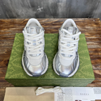 Tênis Gucci Ripple Couro Branco/Prata