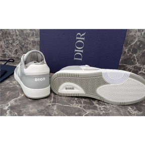 DIOR B27 LOW-TOP GRAY CALFSKIN