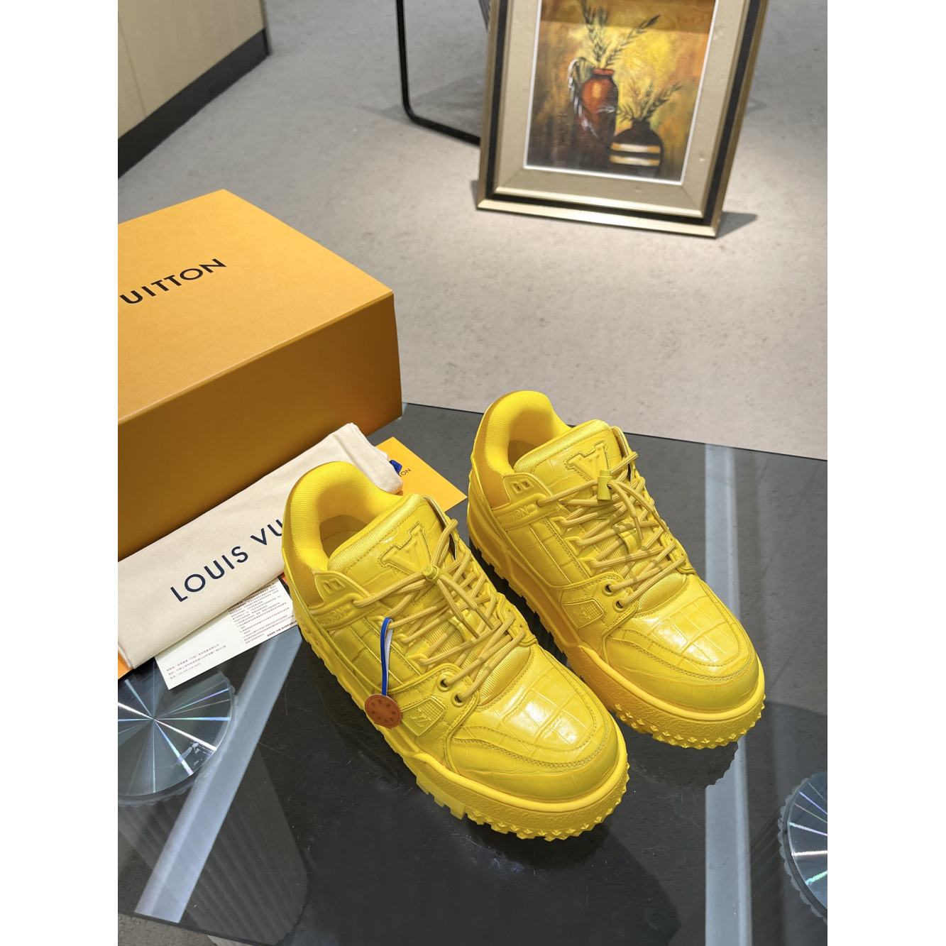 Louis Vuitton Trainer Maxi Amarelo