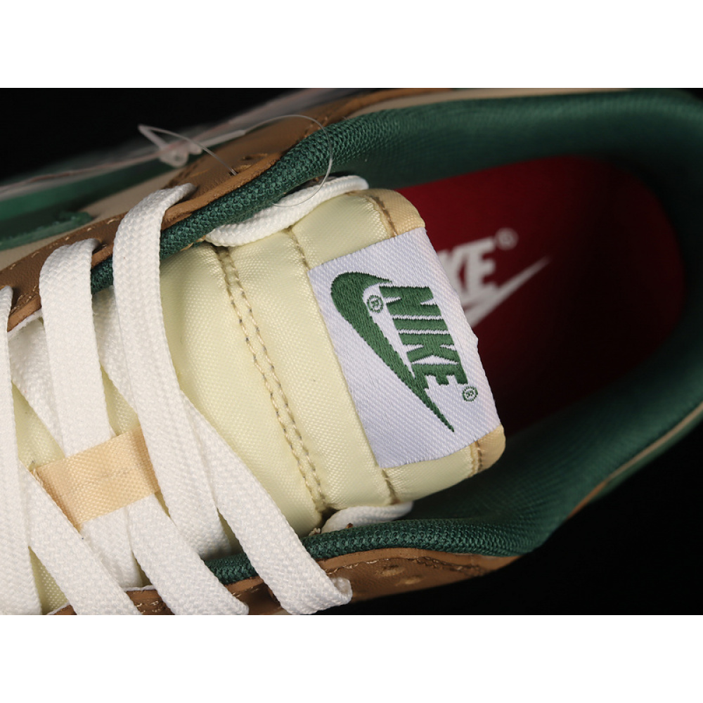 DUNK LOW RATTAN BROWN/CANYON GREEN/SAIL/WHITE/DEEP DRIFTWOOD BROWN