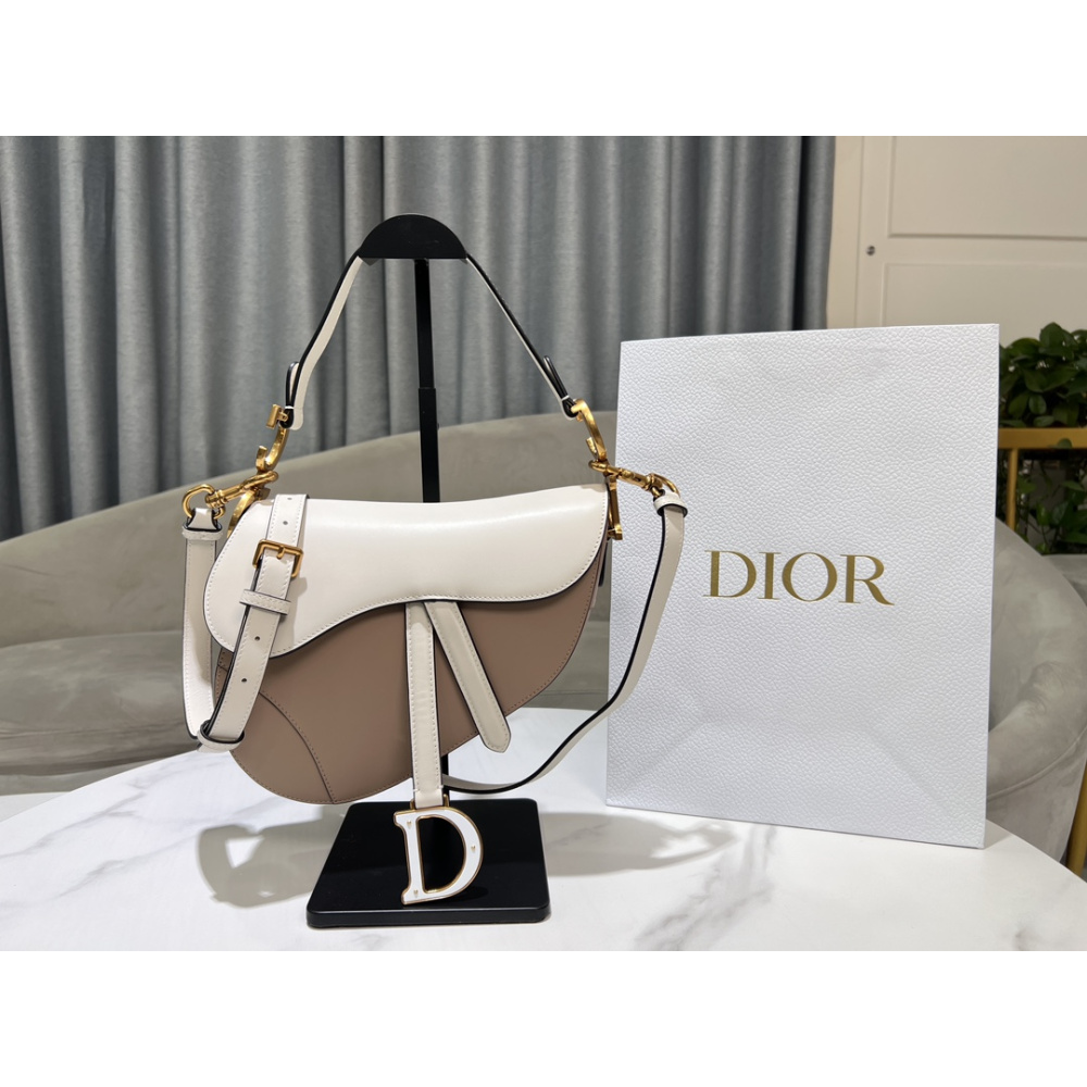 Bolsa Dior Saddle Bicolor 25,5x20x6,5cm (2 cores)