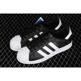 ADIDAS SUPERSTAR SHOES CORE BLACK/CLOUD WHITE