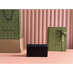 Bolsa Gucci Interlocking Woc 20x13x6cm (Preta, Cinza, Vermelha, Rosa)