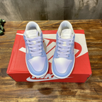 Nike Dunk Low White Blue Airbrush