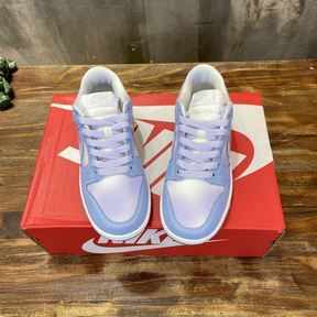 Nike Dunk Low White Blue Airbrush