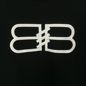 Camiseta de Algodão Balenciaga 3B# Preta