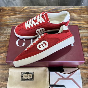 Gucci Interlocking G Sneaker Vermelho