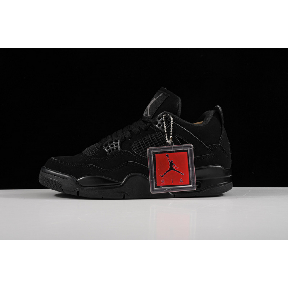 AIR JORDAN RETRO 4 BLACK CAT BLACK/BLACK