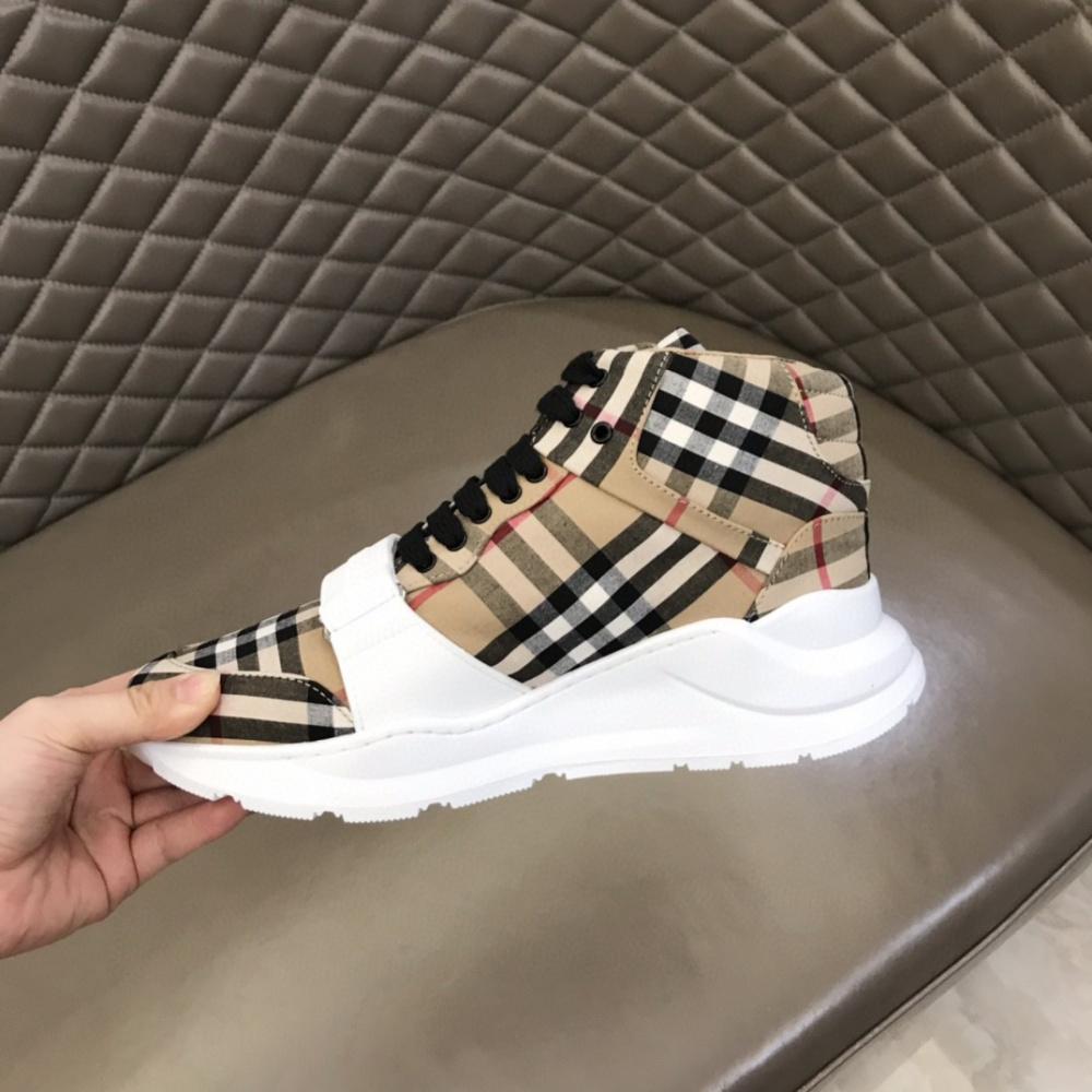 Burberry Tênis Cano Médio