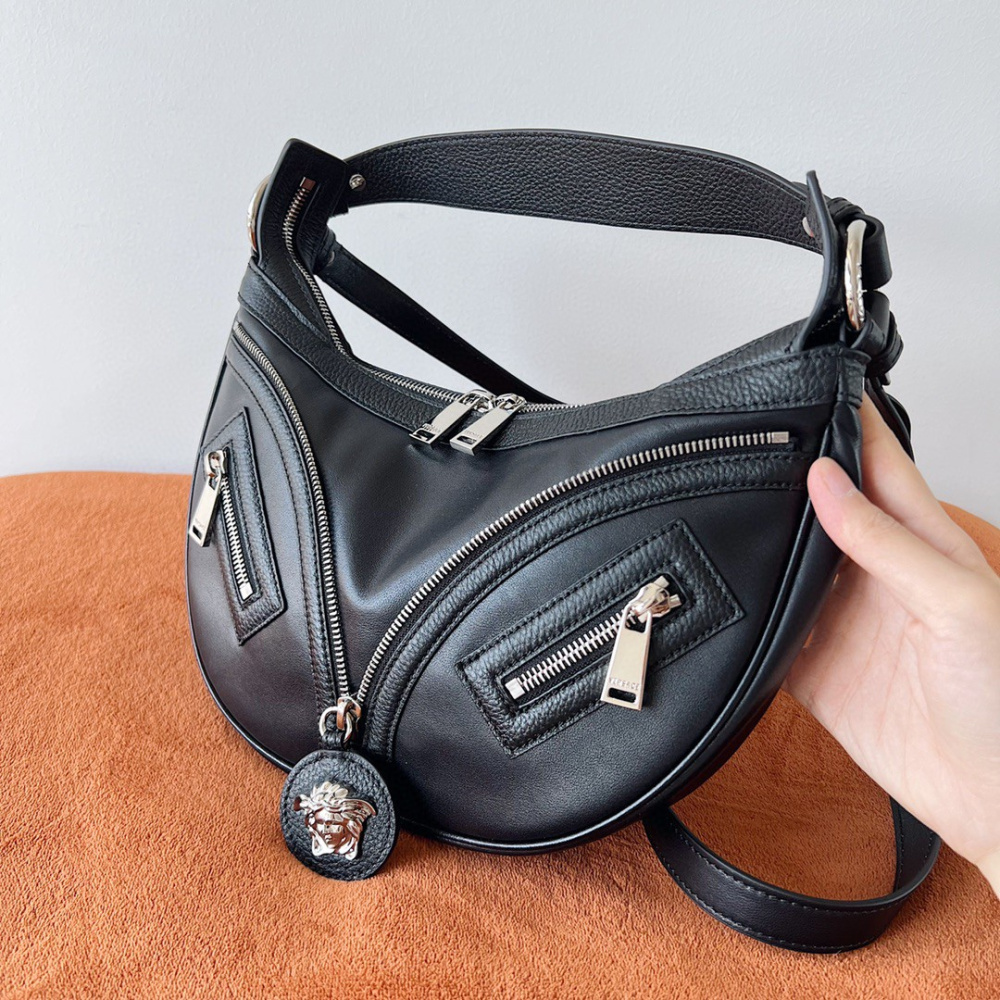 Bolsa Versace de Ombro Repeat Média  29x5x18cm (3 cores)