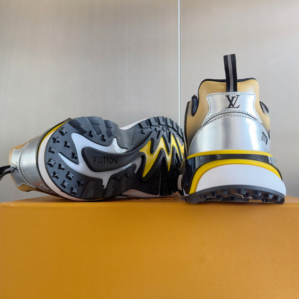 Tênis Louis Vuitton Runner Tatic Amarelo
