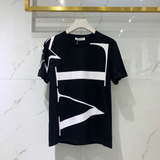 Camisa Valentino em algodão VLTN Logo Vertical com estrela Preta