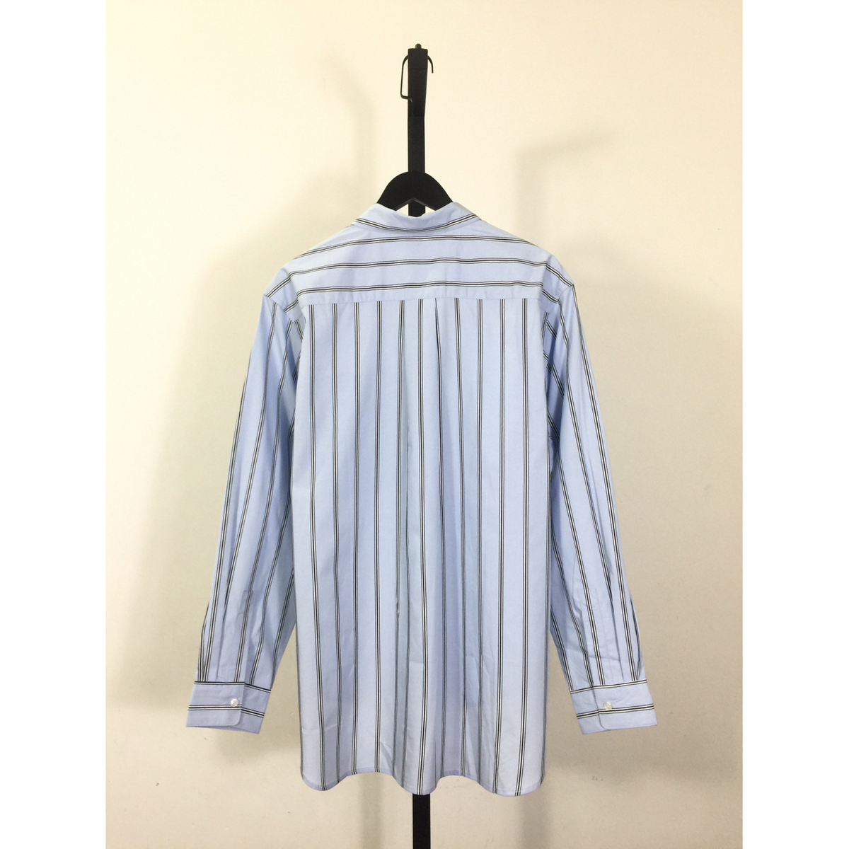 Camisa Social Listrada Dior COUTURE Azul/Preta