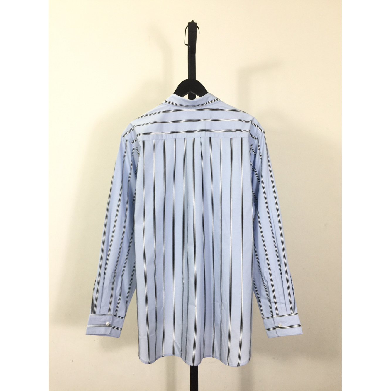 Camisa Social Listrada Dior COUTURE Azul/Preta