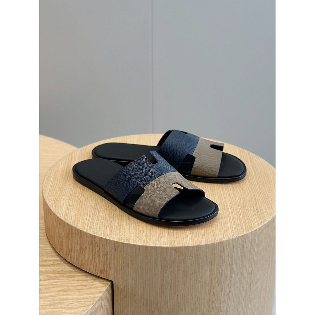 Sandália Izmir Azul/Cinza